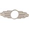 Ekena Millwork Elizabeth Wood Fretwork Pierced Medallion, 26"W x 13"H x 7 1/8"IW x 12 3/8"IH x 1/4"T, Hickory CMWP26X13X0250EBHI - alternate 5